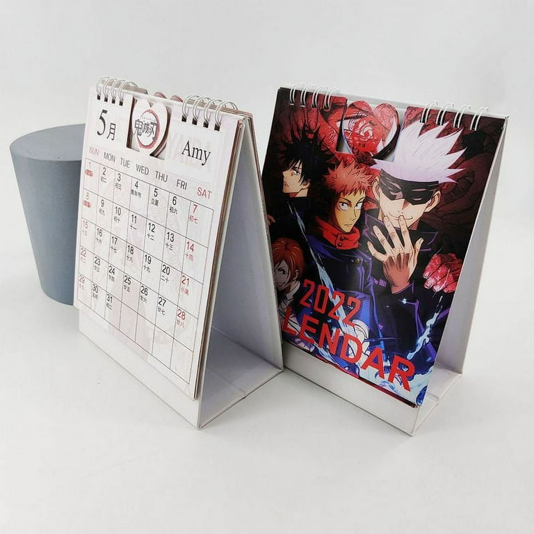 Taicanon 2022.01-12 Anime Desk Calendar, Jujutsu Kaisen High-definition  Printing Patterns Desktop Calendar,Monthly Plan Paperback,Fans Collection  Gift(Jujutsu Kaisen) - Walmart.com
