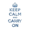 thumbnail image 3 of The British Ministry of Information 15x18 Black Modern Framed Museum Art Print Titled - Keep Calm and Carry On - Texture III, 3 of 5