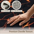 thumbnail image 6 of ODIKA Optical Molten Border Motif Intersecting Glowing Hallway Illusion for Master Suite, California King, Under Bed, Foldable Easy Care, 6 of 7