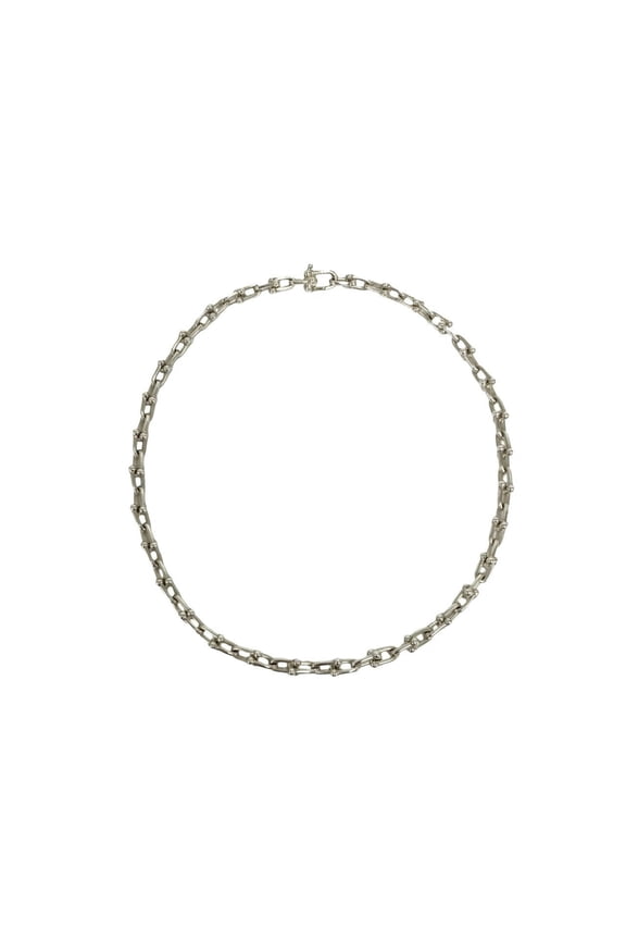 Pre-Owned TIFFANY&Co. Tiffany HardWear Small Link Necklace, Sterling Silver 925, 98082