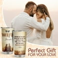 thumbnail image 2 of To My Wife, You Are My Queen Forever, Anniversary, Birthday, Valentines Day Gifts For Wife From Husband, Gifts For Her, Wife Birthday Gift Ideas, Women Gifts, Stainless Steel Tumbler, 2 of 6