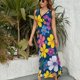 thumbnail image 3 of Vestido De Noche De Lujo Sin Mangas Para Mujer, Floral Vestido De Fiesta, 3 of 5