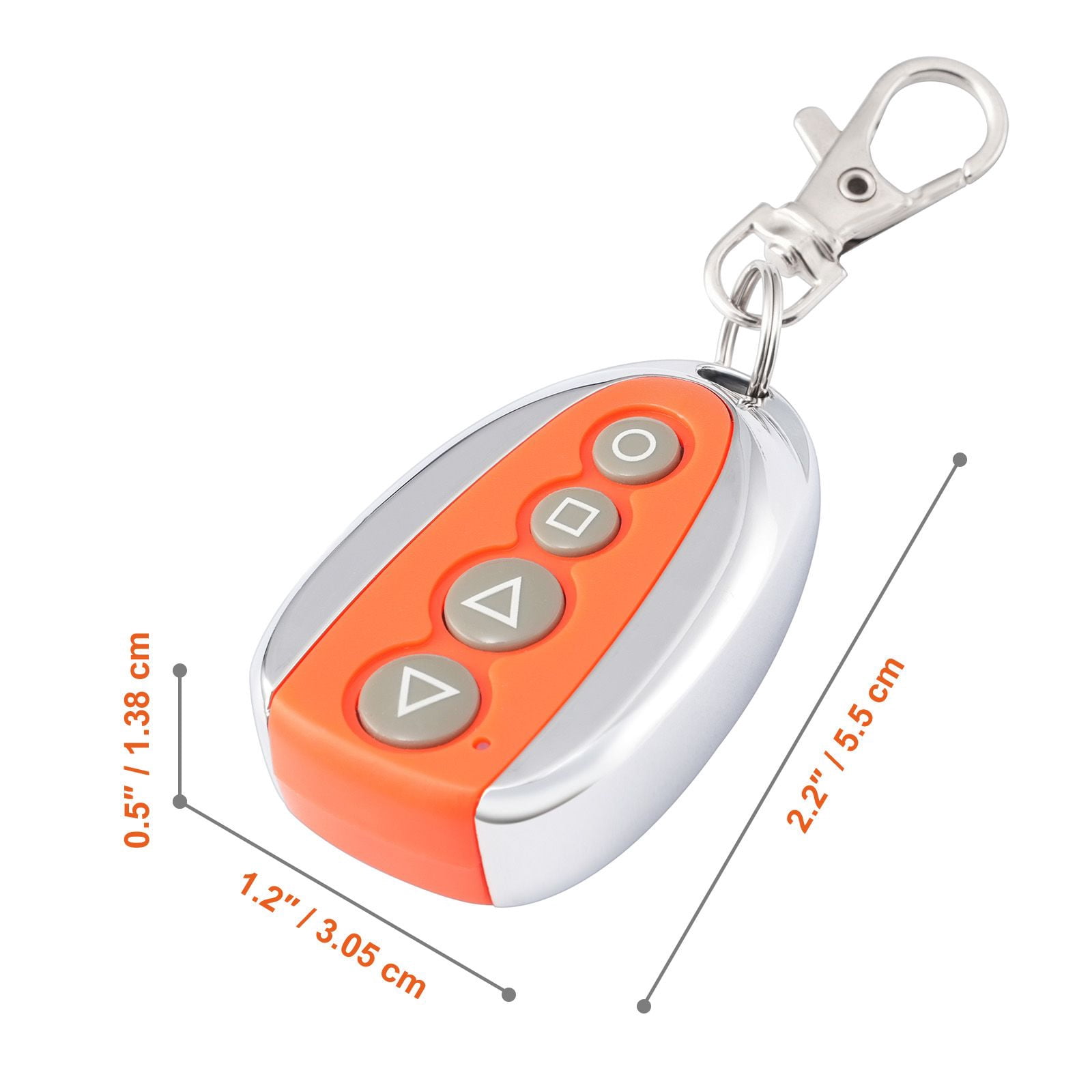 Gate Remote Control Transmitter 131FT Range, Sliding Gate Opener Remote Key Fob, Automatic Garage Door Electric Gate Remote for Access Control