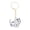 Cow cat, variant on NEW Kitten-Shaped Pet Hair Storage Pendant Portable Kitten Hair Collector For Bag Pet Collector Hair Memorial Car Memorial