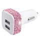 thumbnail image 1 of Enchufe Del Cargador De Coche Cargador De Coche De Diamante Hecho A Mano Accesorios De Coche Cargador De Coche Usb Cargador De Cristal Ostentoso seitruly VI008713-02, 1 of 7