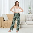 thumbnail image 6 of FORMRS Women's Pajama Pants with Pockets Soft Comfy Loungewear Sleep Bottom, Sizes S-2XL, Mystic Crows Pattern, 6 of 8