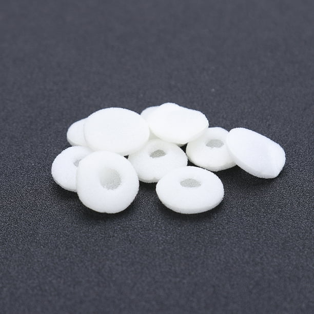 Audífonos 10 puntas de esponja para auriculares, reemplazo de funda para MP3 MP4 (blanco) Tmvgtek Para estrenar