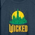 thumbnail image 3 of Wicked: Part 2 -  Emerald City - Women's French Terry Long Sleeve Pullover, 3 of 5