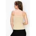 thumbnail image 3 of Kurve by Idea Seamless women's Seamless Stretch Side Ribbing Medium Length Tube Top, UV Protective Fabric, UPF 50+, Made in USA, 3 of 3