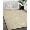thumbnail image 3 of Ahgly Company Machine Washable Indoor Round Transitional Moccasin Beige Area Rugs, 5' Round, 3 of 7