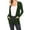 Olive, variant on Women's Basic Comfy Open Front Long Sleeves Side Pockets Solid Casual Knit Cardigan