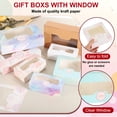thumbnail image 3 of Uxcell 8.5 x 5.3 x 2" Kraft Window Boxes, 30 Pack Homemade Treat Boxes, 3 of 7