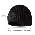 thumbnail image 2 of Gorro holgado de punto: gorros cálidos de invierno, gorros para clima frío con forro para correr, 2 of 5