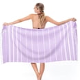 thumbnail image 1 of Toalla de playa suave americana, toalla de piscina de secado rápido de microfibra a rayas, toalla de baño absorbente suave de gran tamaño sin arena, verde salvia para adultos, 1 of 6