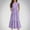 Purple, variant on Kiviey Dress for Girls Ruffle Cap Sleeve Maxi Dress with Pockets Vacation Beach Dress Size 10-11
