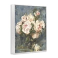 thumbnail image 3 of Stupell Industries Vintage Pink Roses Blue Background White Framed Giclee Art, design by Leah Straatsma, 20 x 16, 3 of 8
