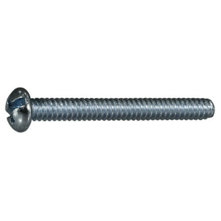 

#6-32 x 1-1/4 Zinc Combo Round Head Machine Screws MSCRS-151 (125 pcs.)