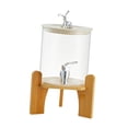 thumbnail image 4 of simhoa Glass Drink Dispenser 3.5L Cold Beverage Dispenser for Punch Water Daily Use Bunny, 4 of 8
