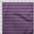 thumbnail image 3 of oneOone Cotton Poplin Fabric Leaves & Chevron Block Print Fabric BTY 56 Inch Wide, 3 of 4