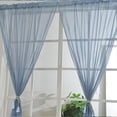 thumbnail image 5 of LISO EXTRA ANCHO Ventana Cenefa Cortina Gris - 132x240cm Sunnimix Cortina de cocina transparente, 5 of 5
