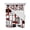 Red, variant on Orange Black Grey Geometric King Size Down Alternative Comforter,Lightweight Comforter Quilt Bedding Set with Pillow Shams Middle Century Modern Abstract Art Bed Comforter Duvet Insert 96"x106"
