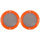 thumbnail image 1 of 2uds 4'' Naranja Coche Audio Altavoz Funda Malla Subwoofer Rejilla Protector, 1 of 7