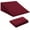 Burgundy, variant on Burgundy Bed Wedge Pillow Cover with Zipper, Storage Side Pocket, Durable Pillowcase Protector, 26" L x 25" W x 7.5" H (Pillow Not Included)