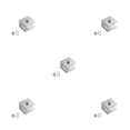 thumbnail image 1 of Billuyoard 10pcs / set Dispositivo de elevación del asiento - Soporte de pared antideslizante de primera Elevación del asiento delantero Type2 NO2, 1 of 6