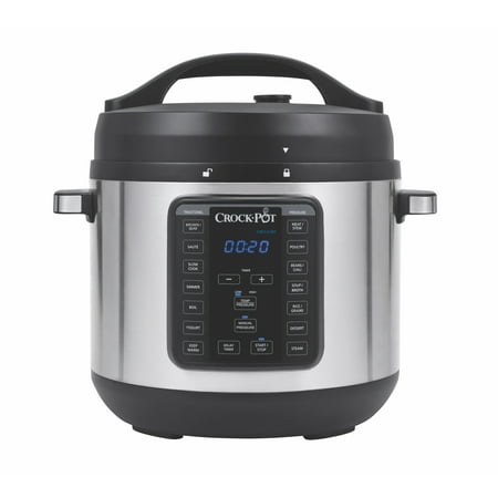 Crock-Pot 8 Qt 8-in-1 Multi-Use Express Crock Programmable Slow Cooker, Pressure Cooker, SautÈ, and Steamer, Stainless (Best Chicken Chili Recipe Crock Pot)