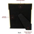 thumbnail image 3 of Isaac Jacobs 8x10 Gold Metal Glitter Vertical & Horizontal Picture Frame, Wall-Mountable, Made for Tabletop, Counterspace, Shelf and Desk, 3 of 5