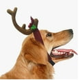 thumbnail image 2 of LOLIPPYY Realistic Reindeer Dog Headband with Elk Hair Hoop - Festive Pet Costume for Christmas Holiday Photos and Seasonal Gatherings, 2 of 7