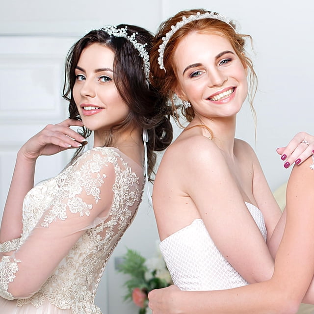 unbranded 4Ud Tiara De Pedrería Para Novia Delicado Ideal Para Vacaciones Y Fiestas