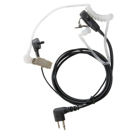 HQRP 2-Pin External Hands Free with Earpiece for Motorola Radio Devices CP Series: CP88 CP040 CP100 CP125 CP150 CP200 CP250 CP300
