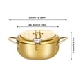 thumbnail image 2 of Friteuse Japonaise en Acier Inoxydable avec Contrôle Précis de la Température et Grille de Filtre à Huile pour Usage Domestique, 2 of 3