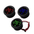 thumbnail image 3 of MOMOJIA 5-100V LED Digital Display Round Two-wire Voltmeter Digital Car Voltage Current, 3 of 8