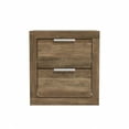 thumbnail image 2 of Harlowin 2-Drawer Knotty Oak Nightstand (20.3" x 16.3" x 18.9") (Set Of 2), 2 of 7