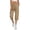 Khaki, variant on cocolona Womens Summer Casual Cargo Capri Pants Elastic Waist Drawstring Wide Leg Outdoor Hiking Cropped Pants with Pockets