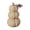 Beige, variant on 10"/7"/5" Basketweave Stacked Pumpkins with Metal Leaves, Rustic Faux Rattan Fall Harvest Decoration, Autumn Pumpkin Centerpiece for Thanksgiving Home Table, Mantle & Porch Decor