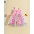 thumbnail image 4 of Toddler Baby Girl Princess Dress, Summer Sleeveless Tulle Dress 6 Months-4 Years, 4 of 9