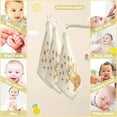 thumbnail image 3 of SKYSONIC 3 PCS Hello Autumn Baby Muslin Washcloths, Cute Ginger Cat Face Towel Burp Cloths Ultra Soft Absorbent Cotton Bath Wipes Towels for Newborn Boys Girls, 3 of 7