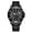 Black steel - black surface, variant on Men's Quartz Sports Wind Fine Steel Belt Calendar Watch Foreign Trade New Watch