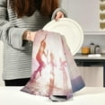 thumbnail image 5 of Coolnut Happy Beach Holidays Kitchen Dish Towel Set,Drying Kitchen Towels Tea Towels Gift Set for Drying Cleaning Cooking Baking 4Pcs, 5 of 6