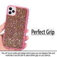 thumbnail image 3 of iPhone 11 Pro Max Case, Cellularvilla Luxury Bling Glitter Crystal Brilliant Diamond Back Hard PC Studded Soft TPU Bumper Shockproof Case Cover for Apple iPhone 11 Pro Max (2019), 3 of 3