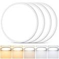 thumbnail image 1 of Lámpara de techo GoBright de 12 pulgadas, 24 W, 3200 LM, 5 CCT, ultrafina, 1 of 7