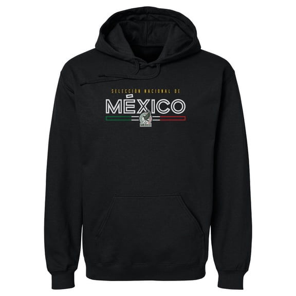 Men's 500 Level  Black Mexico National Team  Inline Pullover Hoodie