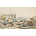 thumbnail image 3 of Martinus Rørbye 18x13 Black Modern Framed Museum Art Print Titled - Coastal Landscape with Large Stones in the Foreground (1833), 3 of 5