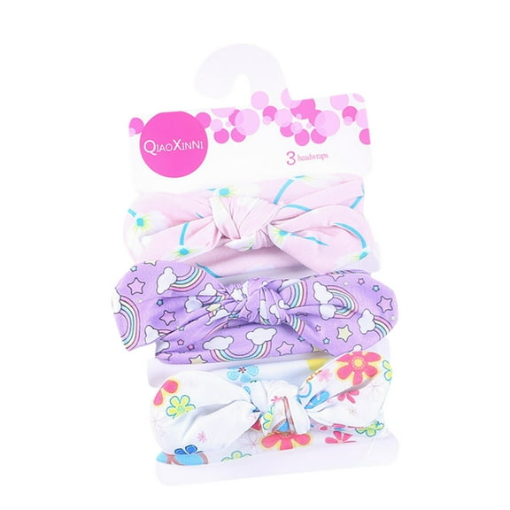 Fengyings 3PCS Headbands Hairbands Hair Bow Elastics for Girls Newborn Infant Toddlers Kids