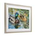 thumbnail image 2 of Stupell Industries Rustic Lodge Ducks Out For A Swim Birch Framed Print Under Glass, 20 x 14, by Petals Prints Design, 2 of 8