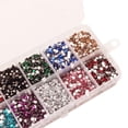 thumbnail image 2 of 9000Acrylic Diamond Round Flatback Scrapbooking DIY Embellishments Wedding Craft, 2 of 7