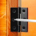 thumbnail image 5 of BRILLAR Bisagras a tope plegables de acero inoxidable, 16 piezas, para muebles del hogar, puertas de gabinetes de piano. Incluye 96 tornillos de acero inoxidable., 5 of 5